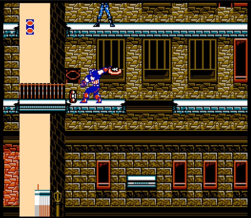 Captain America and the Avengers - геймплей игры Dendy\NES